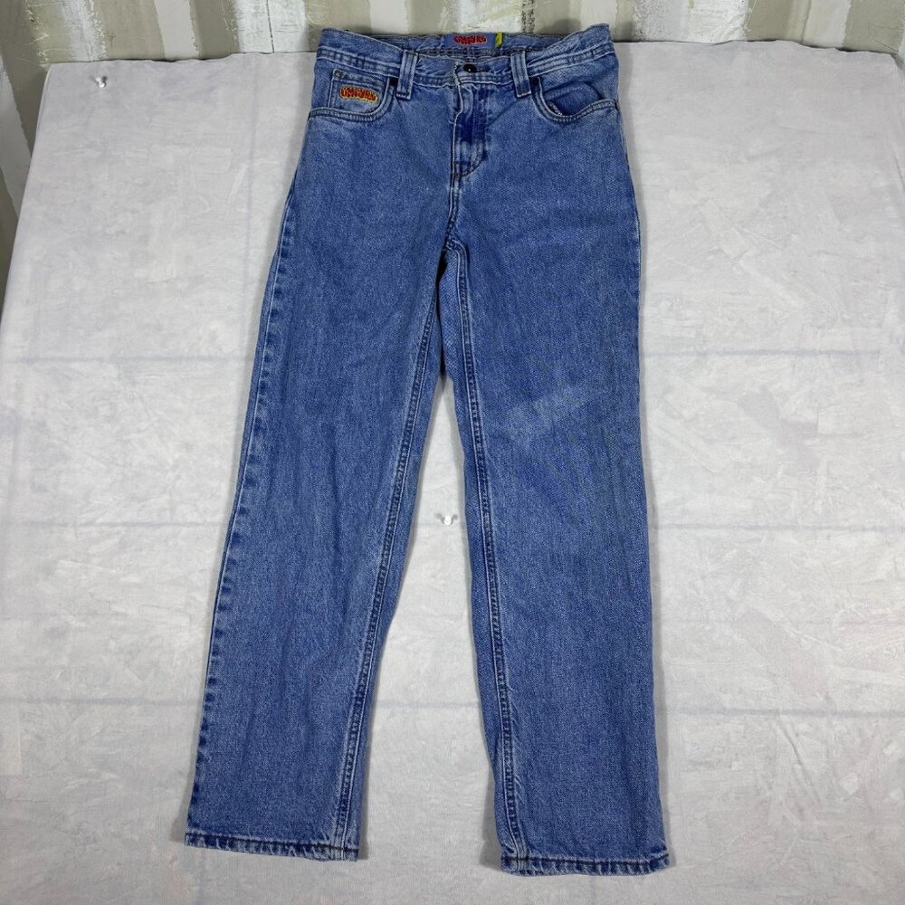 Empyre Mens Straight Leg Jeans Blue Denim 5-Pocket Cotton Outdoor Size 27